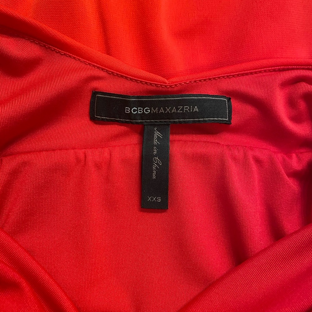 BCBG MaxAzria Skye red cocktail dress - Picture 5 of 6